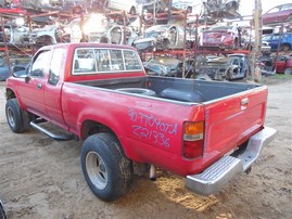 1990 TOYOTA PICKUP XTRA CAB DLX RED 3.0 AT 4WD Z21336